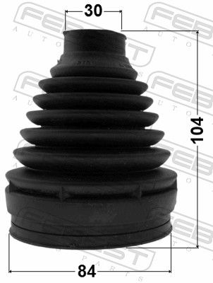 Bellow, drive shaft 1615P-169