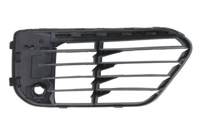 Voorbumper afdekking Voor Links (met parkeersensor gaten, plastic, zwart) past: BMW X1 F48 09.15-07.19