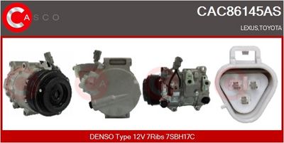 COMPRESOR CLIMATIZARE CASCO CAC86145AS