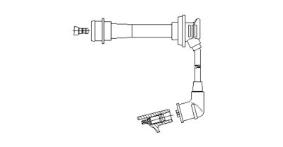 Провод зажигания BREMI 6A61/40 для TOYOTA MR2