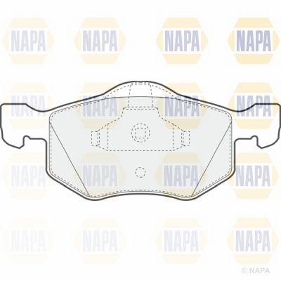 Brake Pad Set NAPA PBP7102