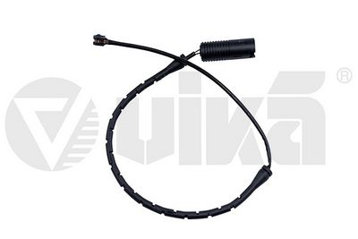 Warning contact, brake pad wear