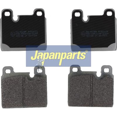 JAPANPARTS Stabdžių trinkelių rinkinys, diskinis stabdys