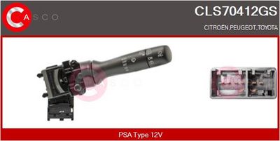 Spínač řízení CASCO CLS70412GS