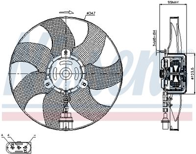 VENTILATOR RADIATOR NISSENS 85543 5