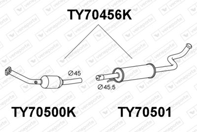 CATALIZATOR VENEPORTE TY70456K