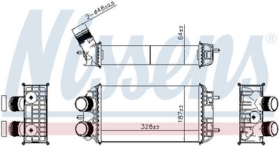INTERCOOLER COMPRESOR NISSENS 961318 4