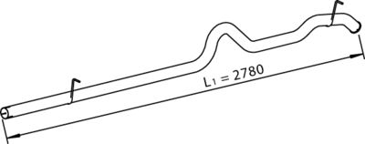 Rura wydechowa DINEX 28779