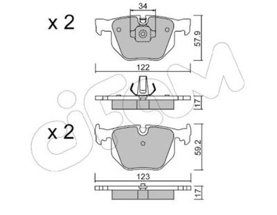 SET PLACUTE FRANA FRANA DISC