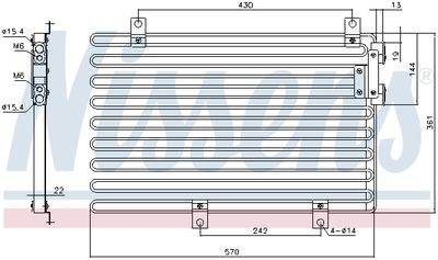 CONDENSATOR CLIMATIZARE NISSENS 94208 4