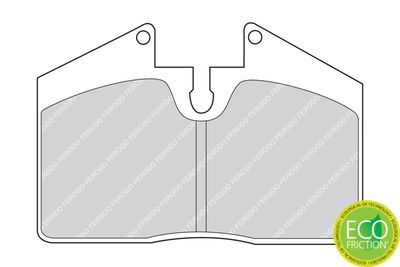 Brake Pad Set, disc brake FDB451