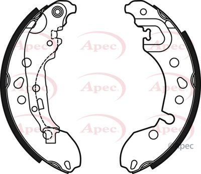 Brake Shoe Set APEC SHU827