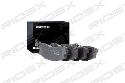 Комплект тормозных колодок, дисковый тормоз RIDEX 402B0915 для TOYOTA MODEL
