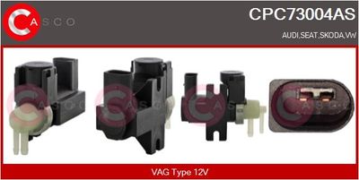 Měnič tlaku, výfukový systém CASCO CPC73004AS