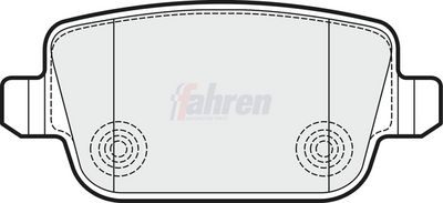 Fahren Brake Pad Set, disc brake FBP3096