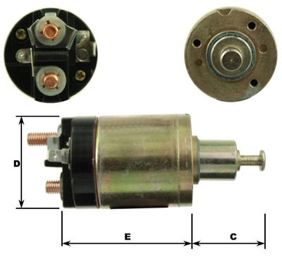 GM Solenoidinis jungiklis, starteris