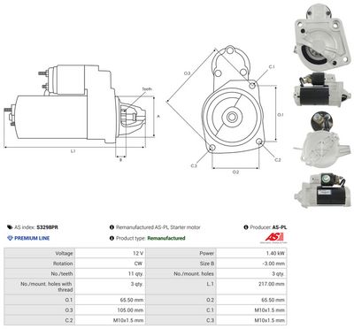 STARTER AS-PL S3298PR 4