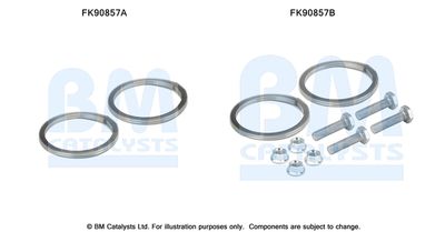 Монтажный комплект, катализатор BM CATALYSTS FK90857 для TOYOTA LAND CRUISER