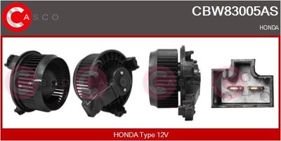 CASCO CBW83005AS Вентилятор салона  для HONDA INSIGHT (Хонда Инсигхт)