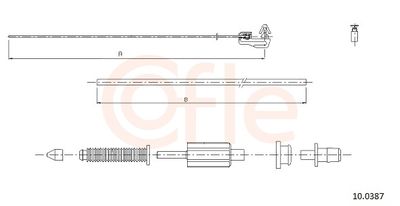 Accelerator Cable 10.0387