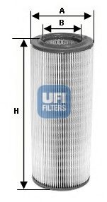 Воздушный фильтр UFI 27.400.00 для LANCIA THESIS