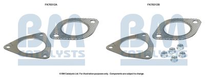 Zestaw montażowy, rura wydechowa BM CATALYSTS FK70312