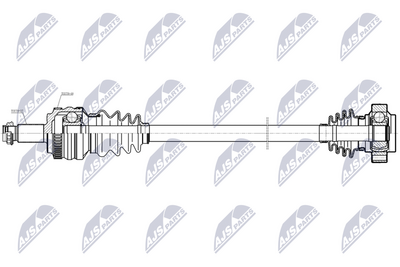 полуоска NTY NPW-BM-272