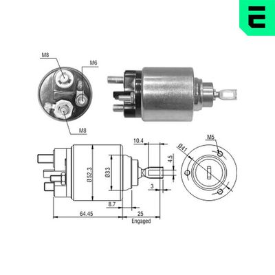 SOLENOID ELECTROMOTOR