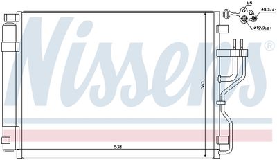 CONDENSATOR CLIMATIZARE NISSENS 940207 5