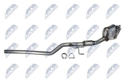 Filter sadzových častíc, výfukový systém NTY DPF-WW-007