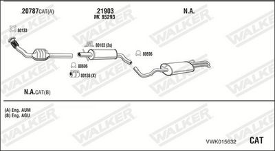 SISTEM DE ESAPAMENT WALKER VWK015632