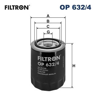FILTRON OP 632/4 Масляный фильтр  для KIA BONGO (Киа Бонго)