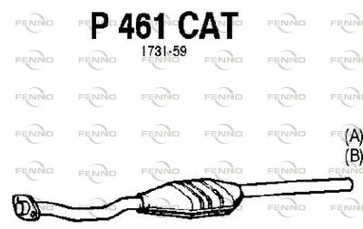 Katalizator FENNO P461CAT