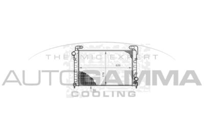 Радиатор, охлаждение двигателя AUTOGAMMA 100906 для RENAULT SAFRANE