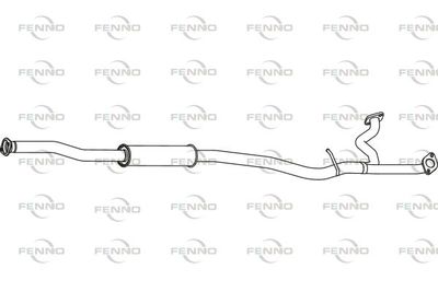FENNO P9040 Глушитель выхлопных газов  для SUBARU LEGACY (Субару Легак)