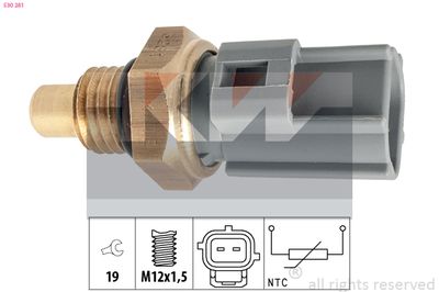 SENZOR TEMPERATURA COMBUSTIBIL KW 530281