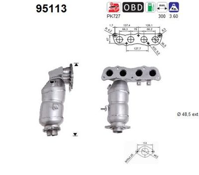 Katalizator AS 250510J010