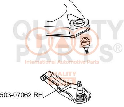 Рычаг независимой подвески колеса, подвеска колеса IAP QUALITY PARTS 503-07062 для MITSUBISHI L300