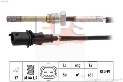 czujnik, temperatura spalin EPS 1.220.134