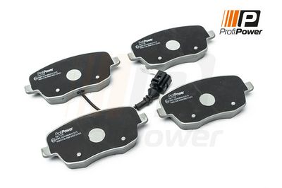 stabdžių trinkelių rinkinys, diskinis stabdys 1B1119 ProfiPower