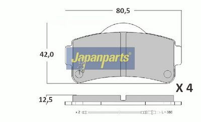 Jarrupala, levyjarru JAPANPARTS PA-MC01 – LIGIER