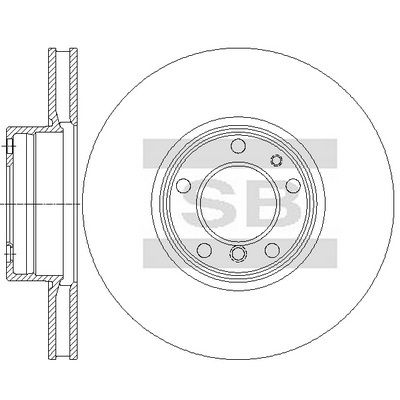 спирачен диск Hi-Q SD5216