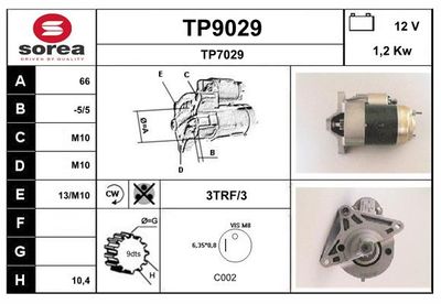 STARTER SNRA TP9029