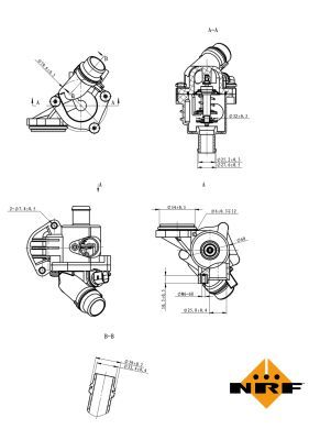 Thermostat, coolant 725027