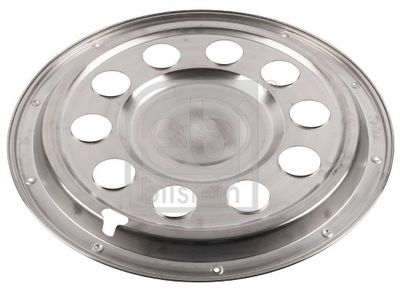 Wieldop Achter/Voor, materiaal: staal,, zilver, aantal gaten: 10, velgdiameter: 22,5inch, diameter: 590mm