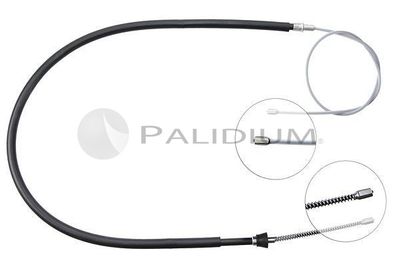 Тросик, cтояночный тормоз ASHUKI by Palidium PAL3-1150 для SKODA ROOMSTER