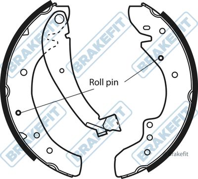 APEC Brake Shoe Set BSH1097