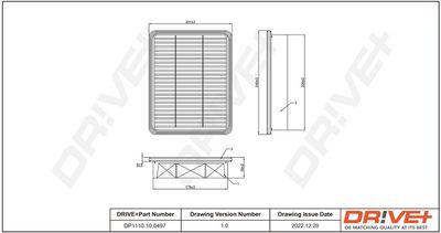 FILTRU AER Dr!ve+ DP1110100497