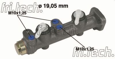 Главный тормозной цилиндр fri.tech. PF474 для FIAT 132