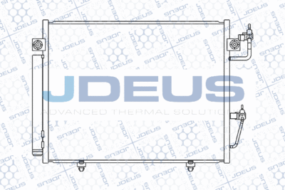 JDEUS M-7180420 Радіатор кондиціонера для MITSUBISHI (Митсубиши)